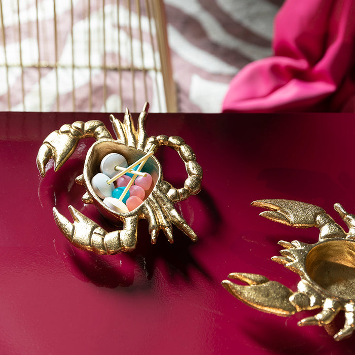 Bold Monkey It's A Crab schaaltje goud