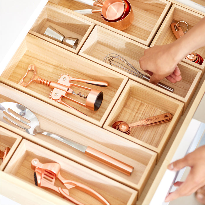 iDesign - Lade Organizer, 12.7 x 8.4 x 6.3 cm, Paulownia Hout - iDesig