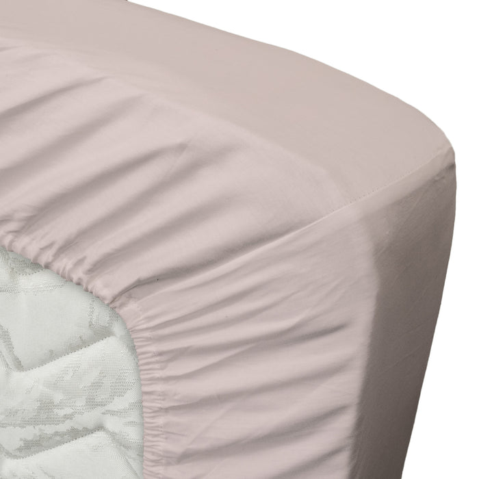 Ten Cate Katoensatijnen Hoeslaken - 140x200 - Roze