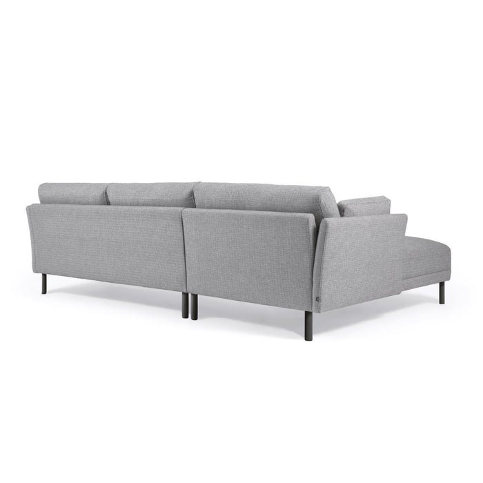 Kave Home - Gilma 3-zitsbank met rechts|links chaise longue in