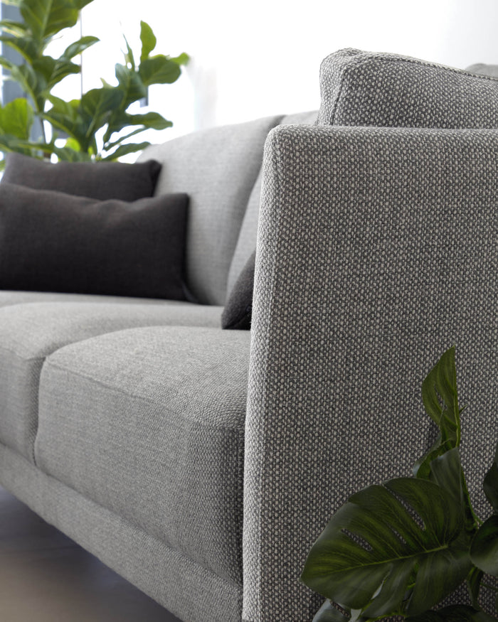 Kave Home - Gilma 3-zitsbank met rechts|links chaise longue in