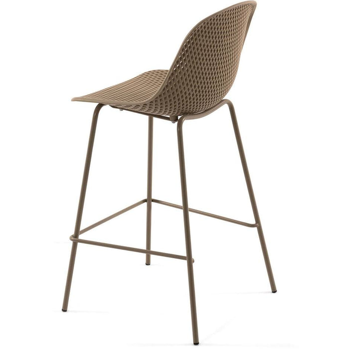 Kave Home - Kruk Quinby beige hoogte 75 cm