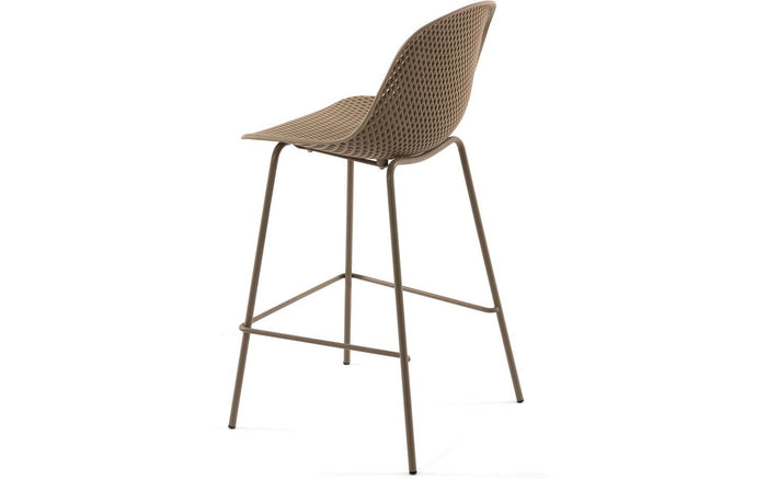Kave Home - Kruk Quinby beige hoogte 75 cm