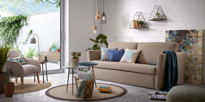 Kave Home - Low set van 3 bloempotten koper Ø 20 cm | Ø 17 cm | Ø 13