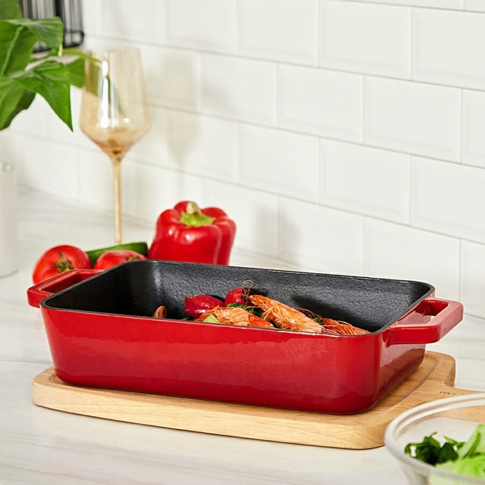 Buccan - Hamersley - Gietijzeren ovenschaal - Rood