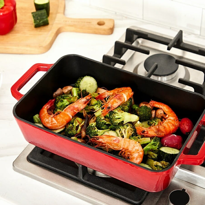 Buccan - Hamersley - Gietijzeren ovenschaal - Rood