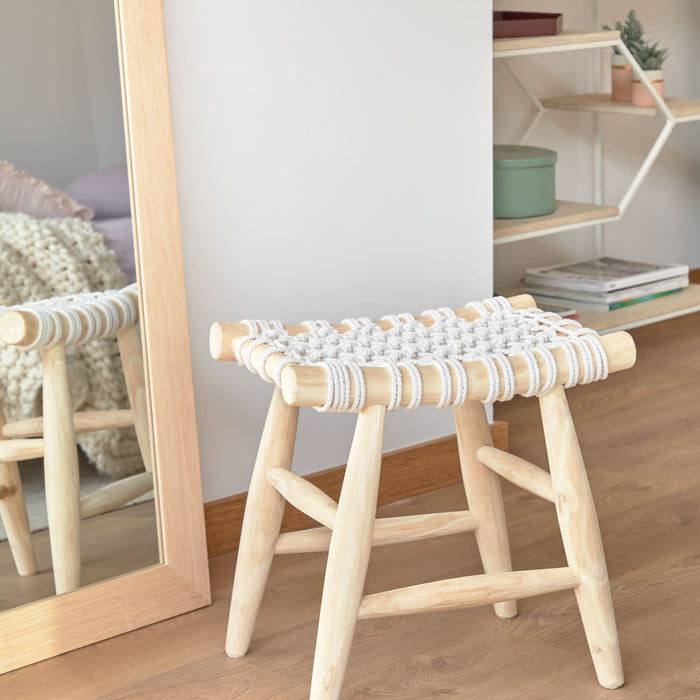 Kave Home - Wilany spiegel natuurlijke afwerking 52,5 x 152,5 cm