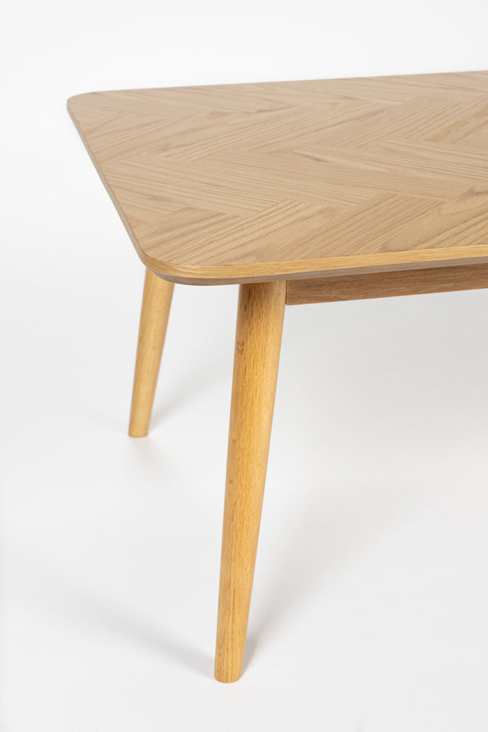 Housecraft Living Fabio Salontafel Rechthoekig Hout 120x60 cm Naturel