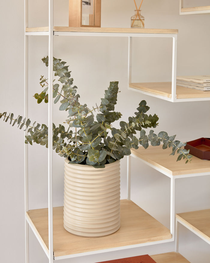 Kave Home - Vaas Aleray wit