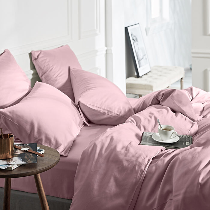 Cuddle Nature Bamboo Pink Dekbedovertrek 240 x 220 cm