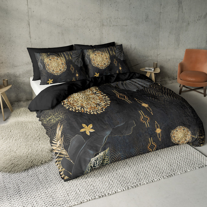 Y-NOT Palmbladeren Dekbedovertrek 140 x 240 cm