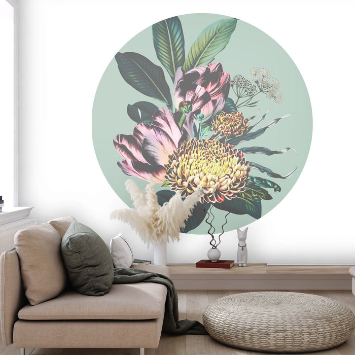 Daring Walls Behangcirkel Utopia 1 Pale green