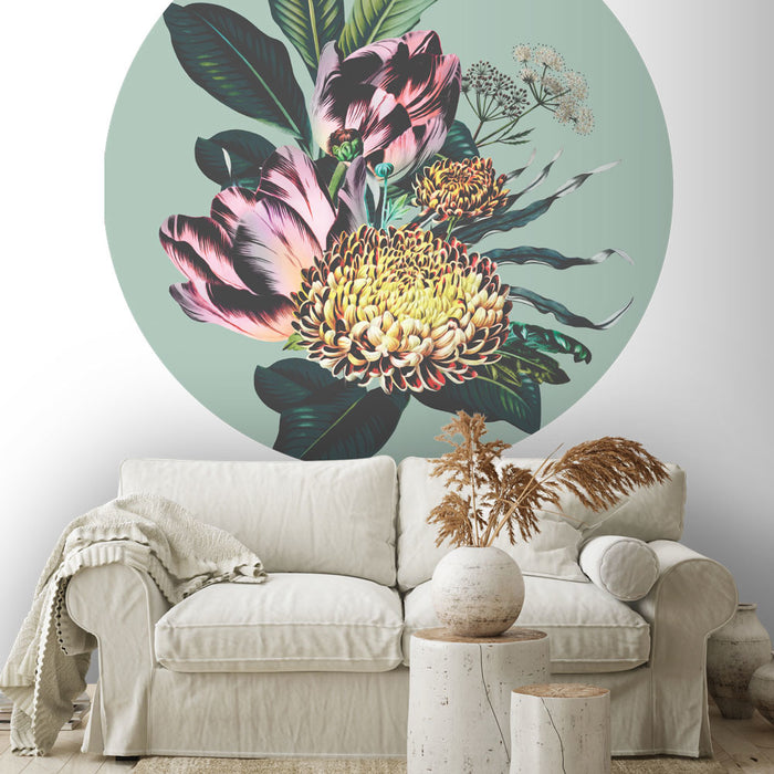 Daring Walls Behangcirkel Utopia 1 Pale green