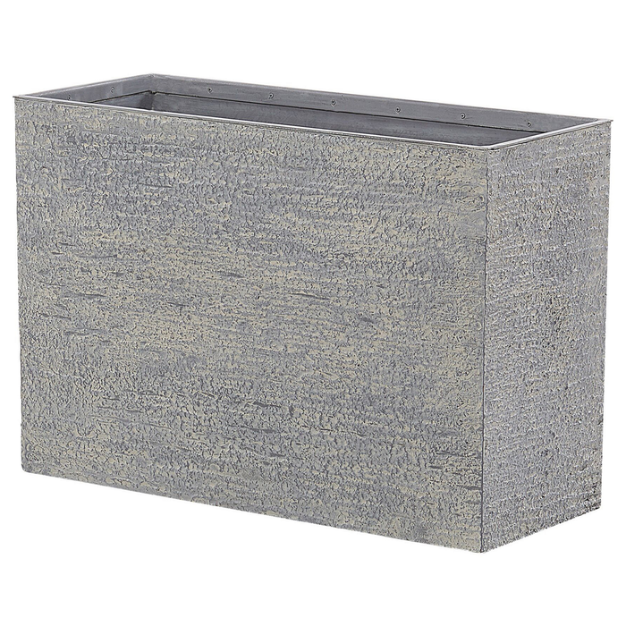 Beliani - EDESSA - Plantenbak - Grijs - 70 cm - Stenenmix