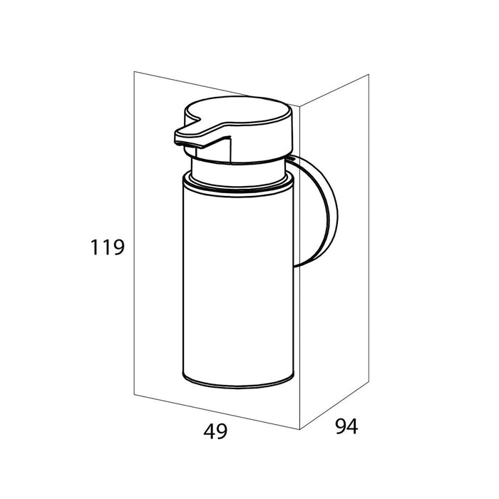 Tiger Noon Zeepdispenser 90 ml - Zwart