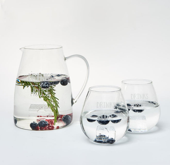 Riviera Maison Drinks On The House Jug 17x14x18