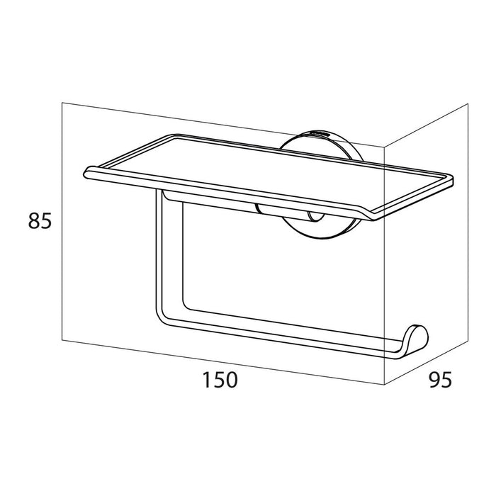 Tiger Noon Toiletrolhouder Met Planchet