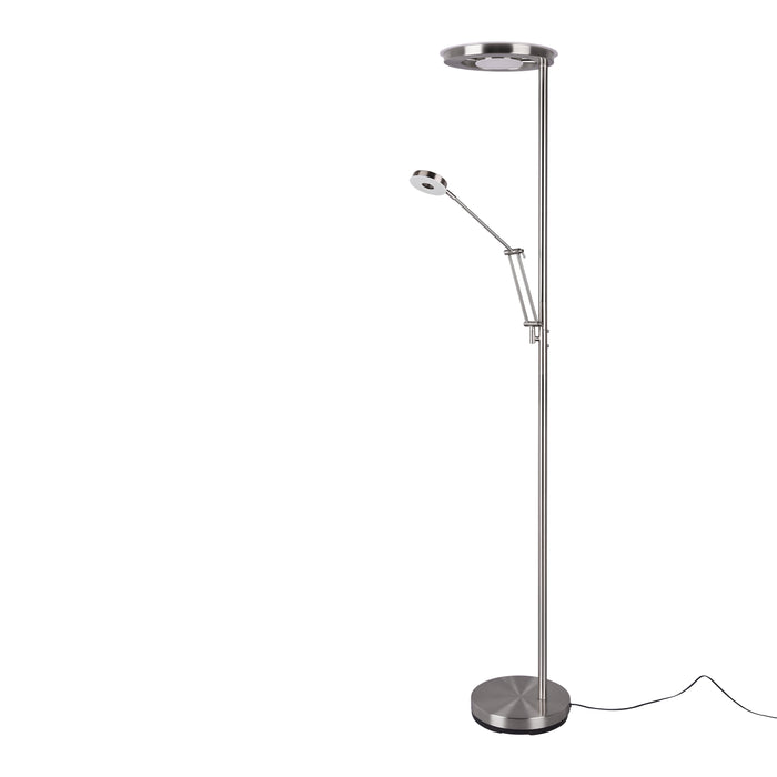 TRIO Barrie Vloerlamp - Nikkel mat