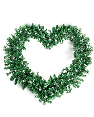 FURNILUX - Kerstguirlande-Kerstslinger met verlichting 5 m