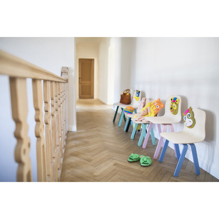 IN2WOOD Kids Chair Large Green