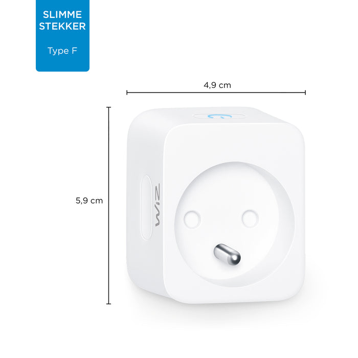 WiZ Slimme Stekker Type F Wi-Fi