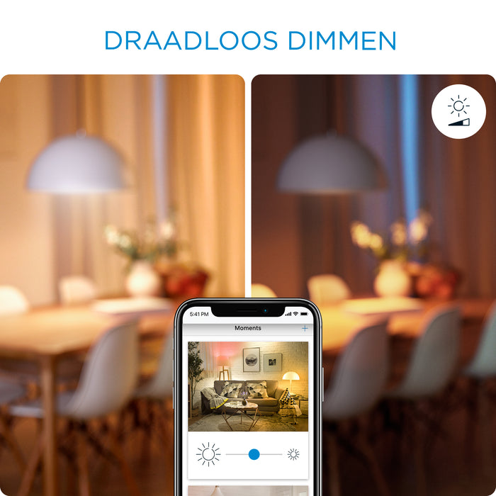 WiZ GU10 50W Wi-Fi Spot Wit en Kleur