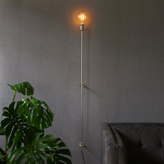 Riviera Maison Hoxton Wall Lamp shiny silver -  134.0x16.0x6.0 cm