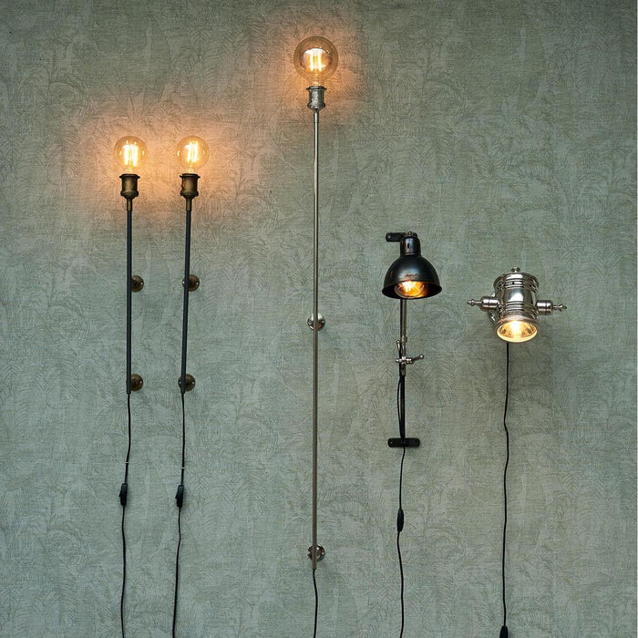 Riviera Maison Hoxton Wall Lamp shiny silver -  134.0x16.0x6.0 cm