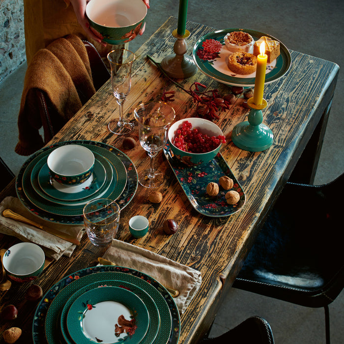 Pip Studio Blushing Birds Kandelaar 14 cm - Kaki