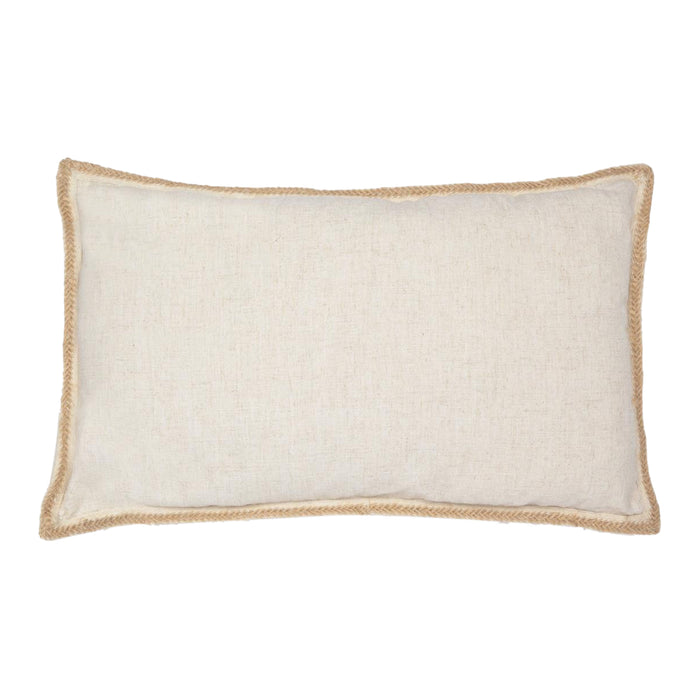 Kave Home Idara Kussenhoes 30 x 50 cm - Wit