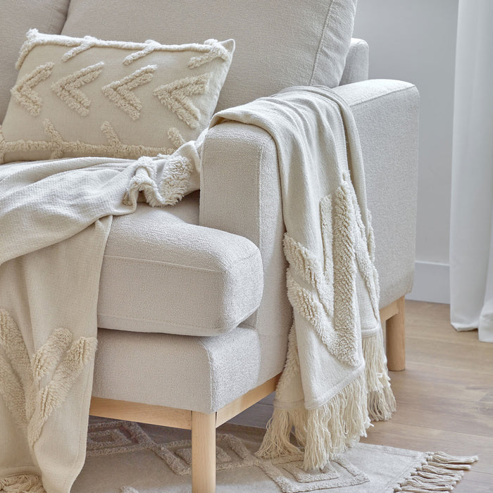 Kave Home Nila Plaid 130 x 170 cm - Wit