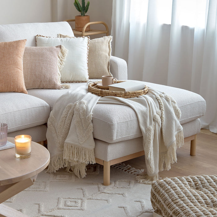 Kave Home Nila Plaid 130 x 170 cm - Wit