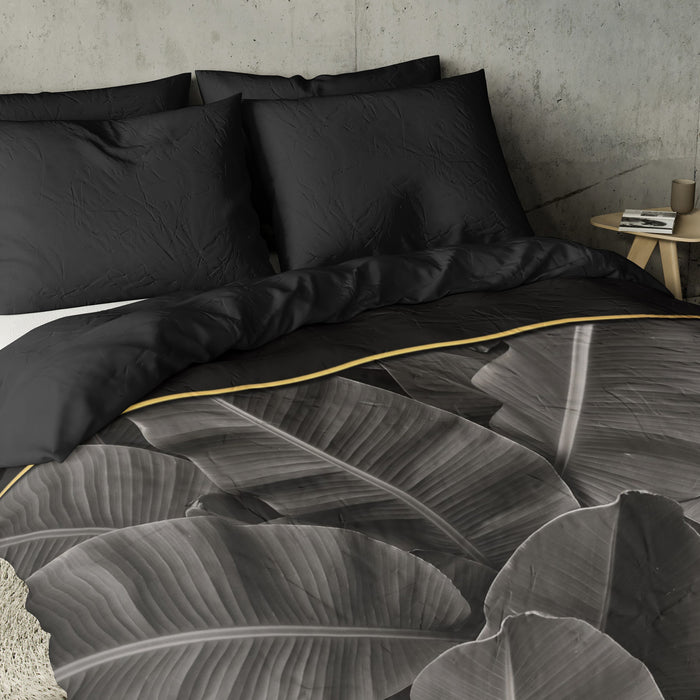 Y-NOT Bladeren Dekbedovertrek 240 x 240 cm