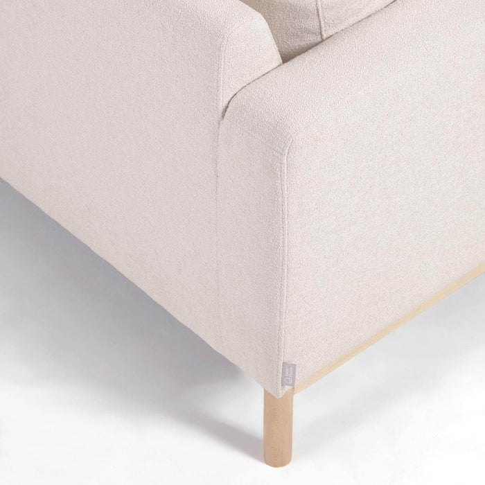 Kave Home Mihaela 3-Zitsbank - Wit