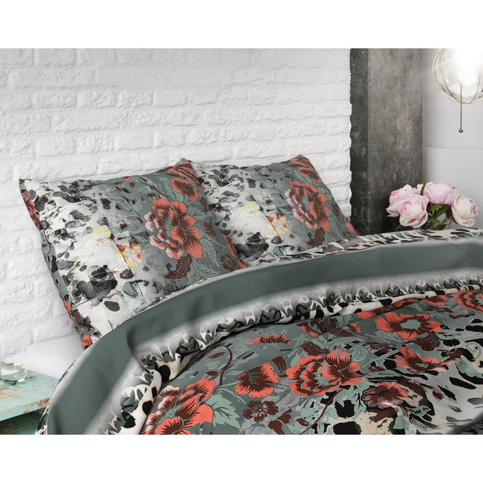 Sleeptime Dekbedovertrek Panther Lacy - antraciet