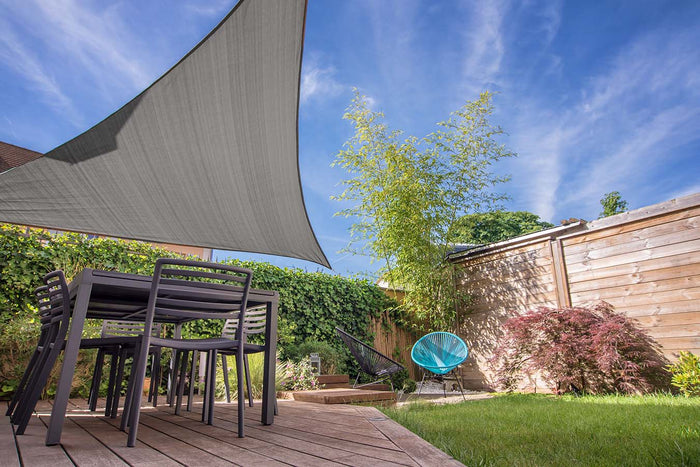 Feel Furniture - Schaduwdoek - Zonwering - Driehoek - 3.6 m - Donkerg…