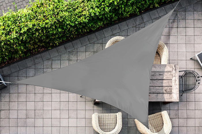 Feel Furniture - Schaduwdoek - Zonwering - Driehoek - 3.6 m - Donkerg…