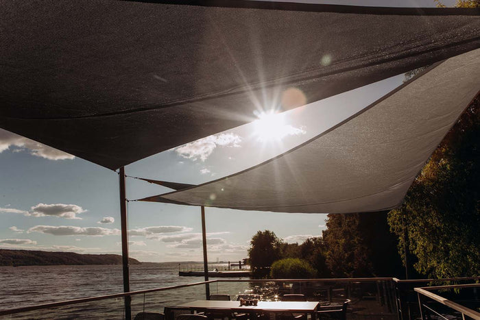 Feel Furniture - Schaduwdoek - Zonwering - Driehoek - 3.6 m - Donkerg…