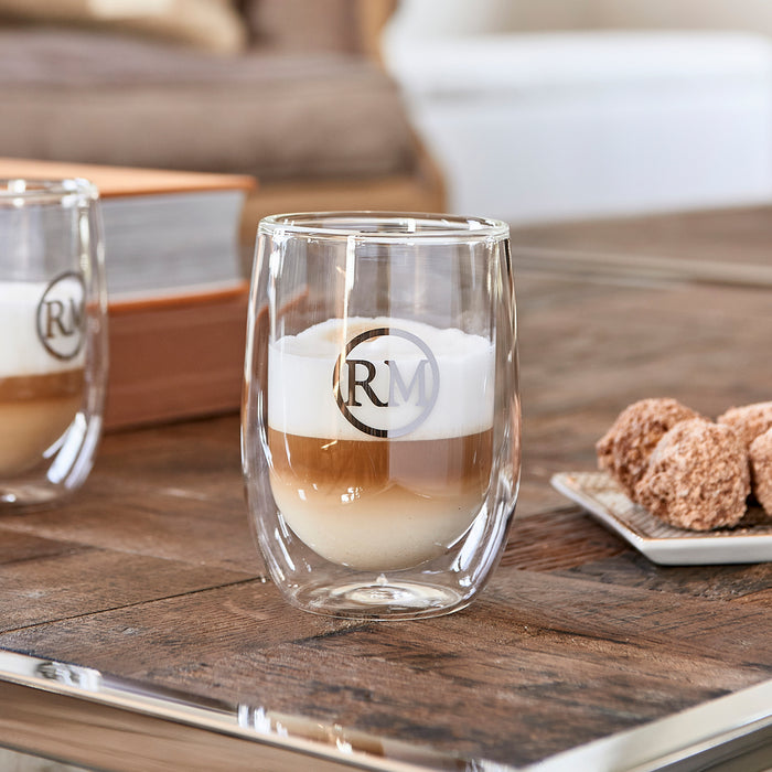 Riviera Maison dubbelwandig theeglas, koffieglas RM logo - Love RM