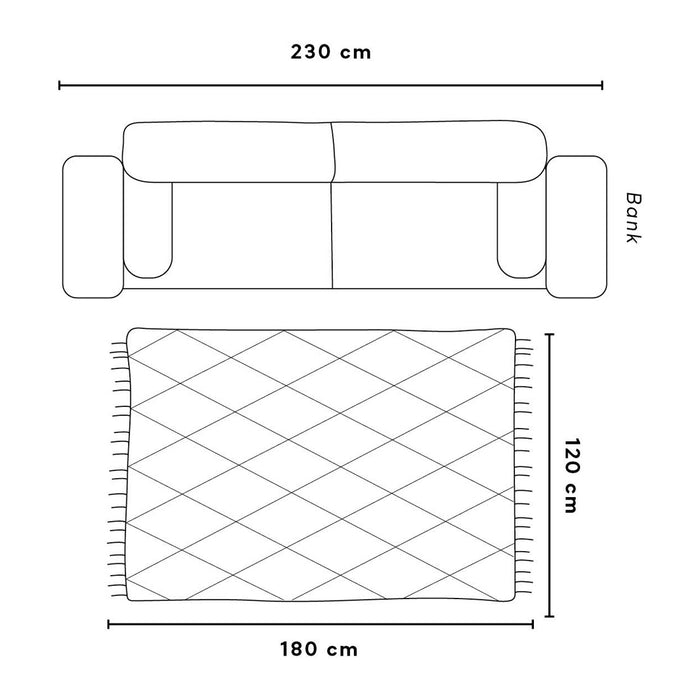 Casa Vivante Cadez Vloerkleed 120 x 180 cm
