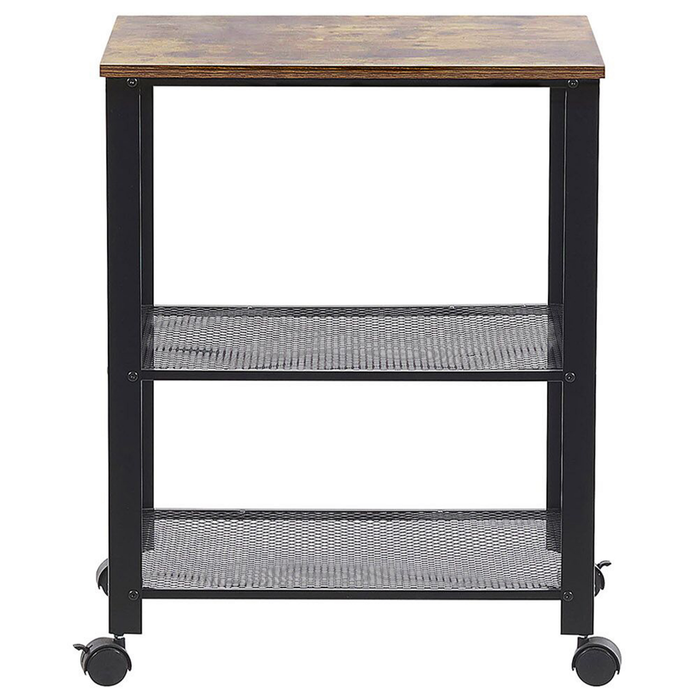 Beliani - BOLZANO - Keukentrolley - Zwart - Spaanplaat