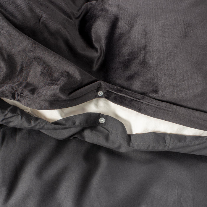 Y-NOT Fluweel Dekbedovertrek 140 x 220 cm