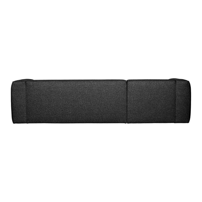 WOOOD Bean Hoekbank met Chaise Longue Links - Melange - Dark Grey