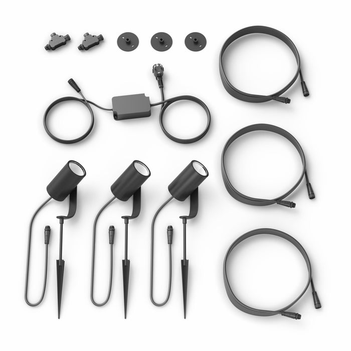 Philips Hue Lily Tuinspot Starterspakket met Hue Bridge