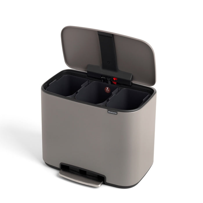 Brabantia Bo Pedaalemmer 33 Liter (3x11 Liter)