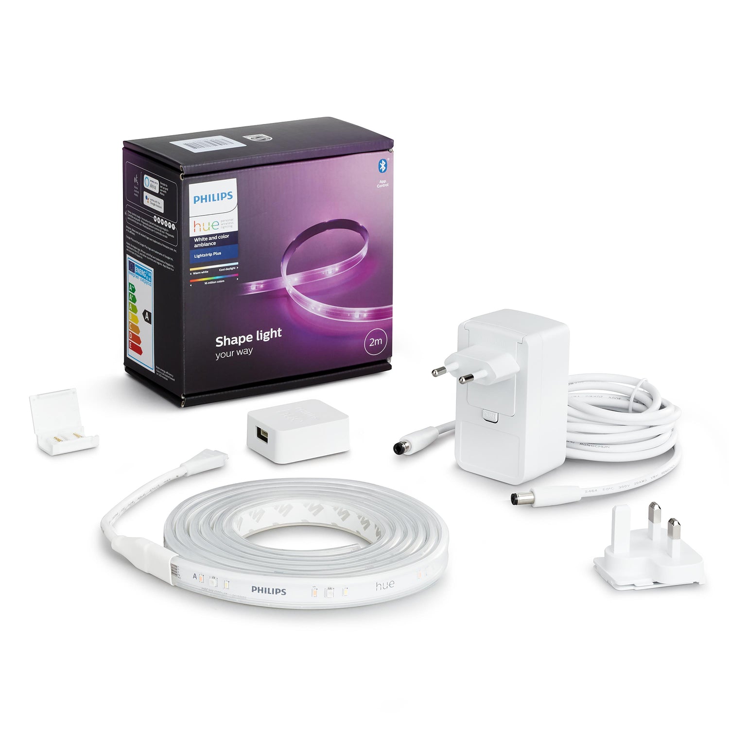 Philips Hue lightstrip Plus 2m - incl. stroomadapter