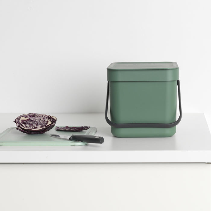 Brabantia Sort & Go Afvalemmer 6 L - Groen
