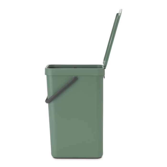 Brabantia Sort & Go Afvalemmer / Opberger 16 Liter - Groen