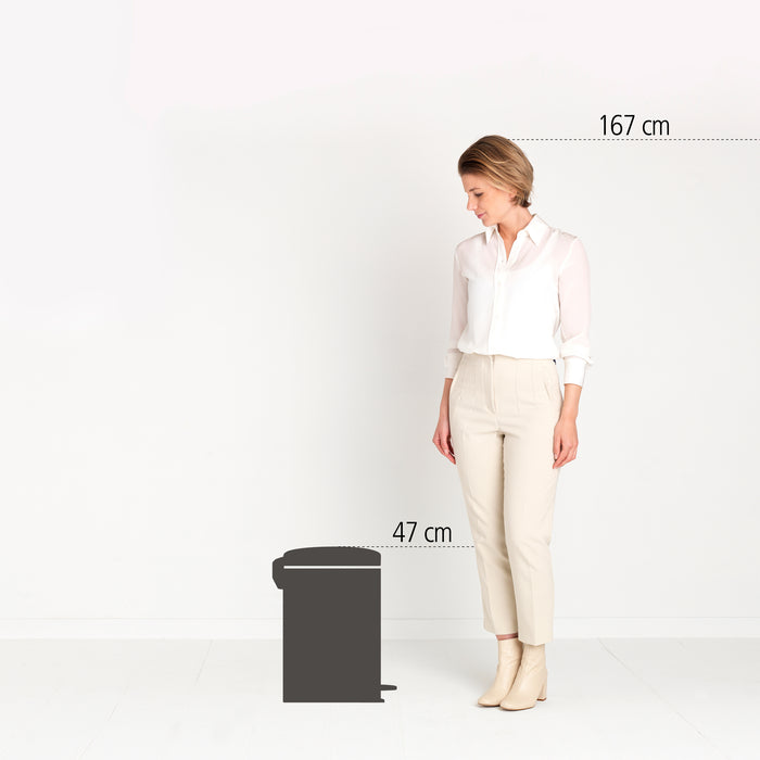 Brabantia NewIcon Pedaalemmer 20 L - Soft Beige