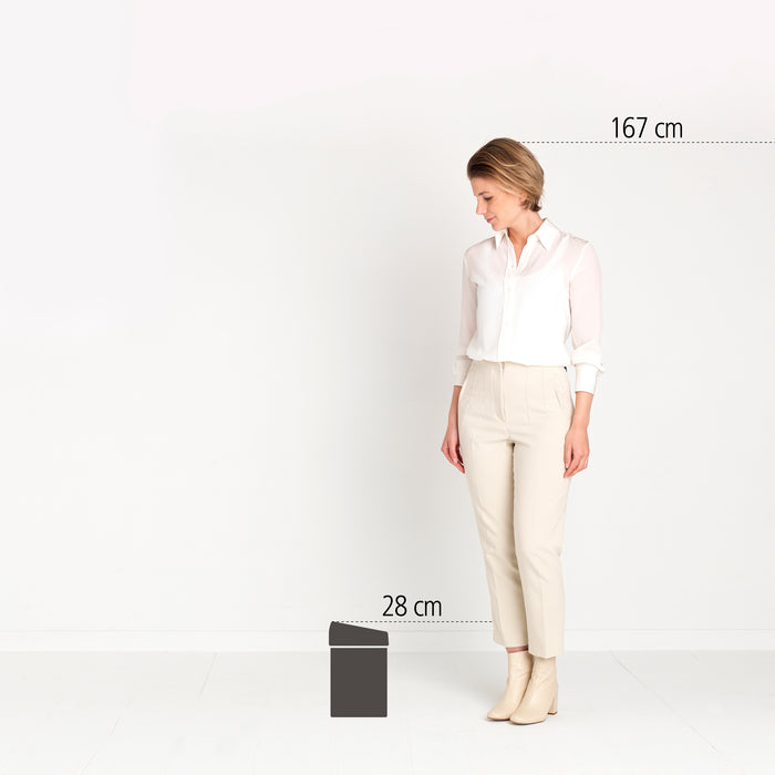 Brabantia Touch Bin Wandafvalemmer 3 Liter Mat